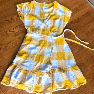 Cotton Wrap Summer Dress